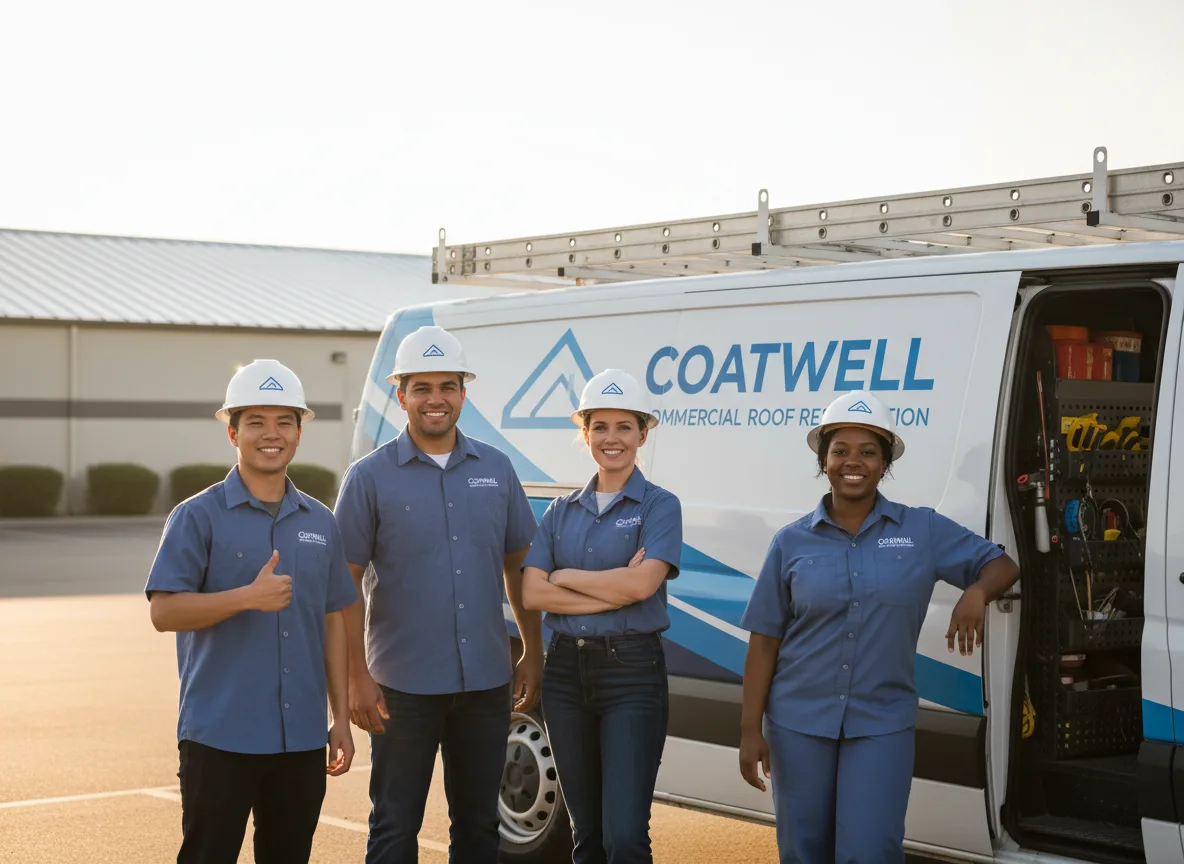Commercial roof coating company in Eastman, WI